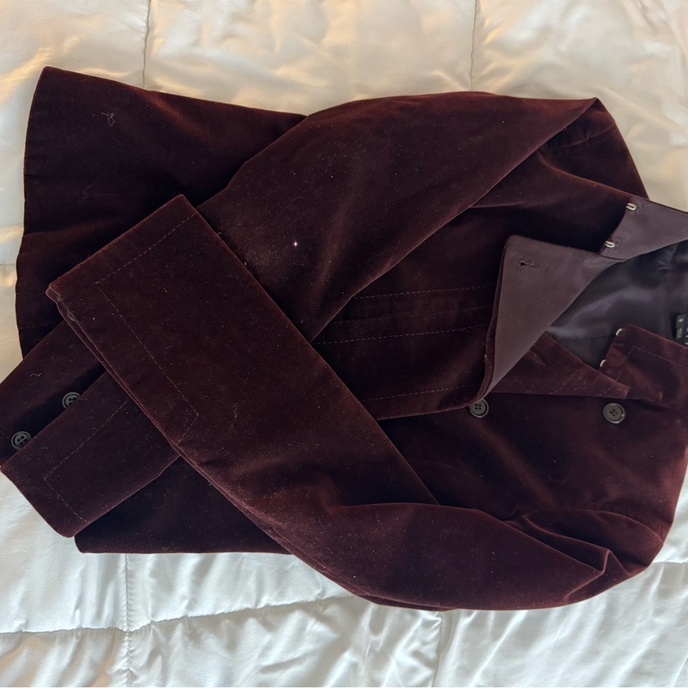 Women’s theory Burgundy velvet Jacket